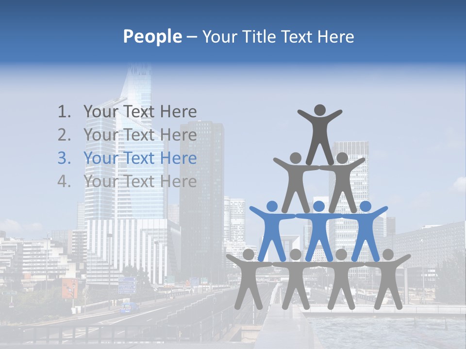 Panorama Europe Paysage Urbain PowerPoint Template