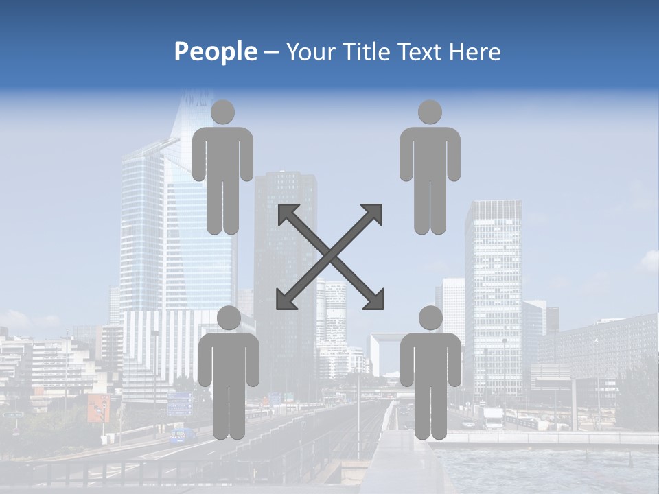 Panorama Europe Paysage Urbain PowerPoint Template