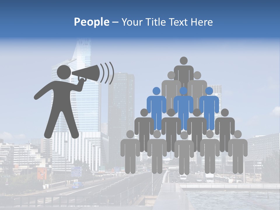 Panorama Europe Paysage Urbain PowerPoint Template