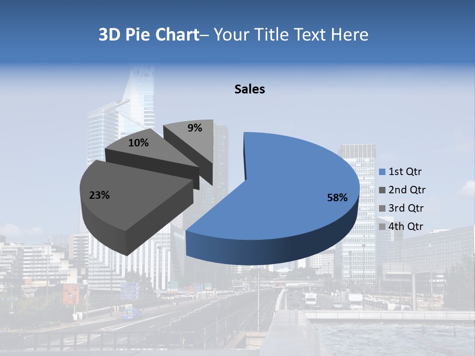 Panorama Europe Paysage Urbain PowerPoint Template