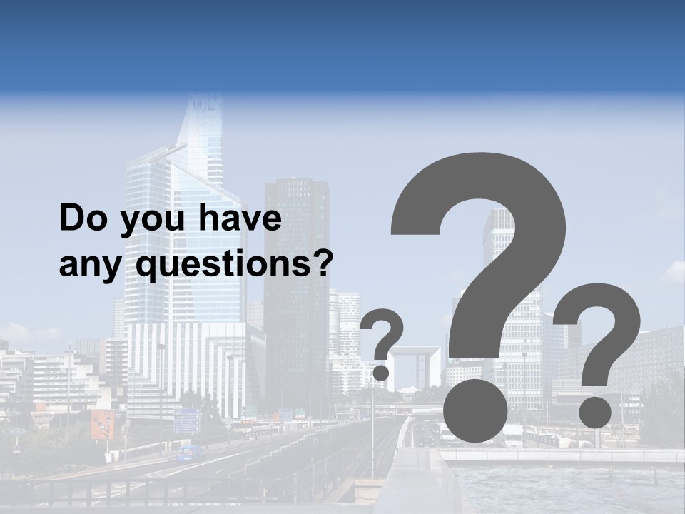 Panorama Europe Paysage Urbain PowerPoint Template