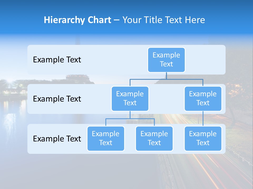 Tour Eiffel Illumin Nuit PowerPoint Template