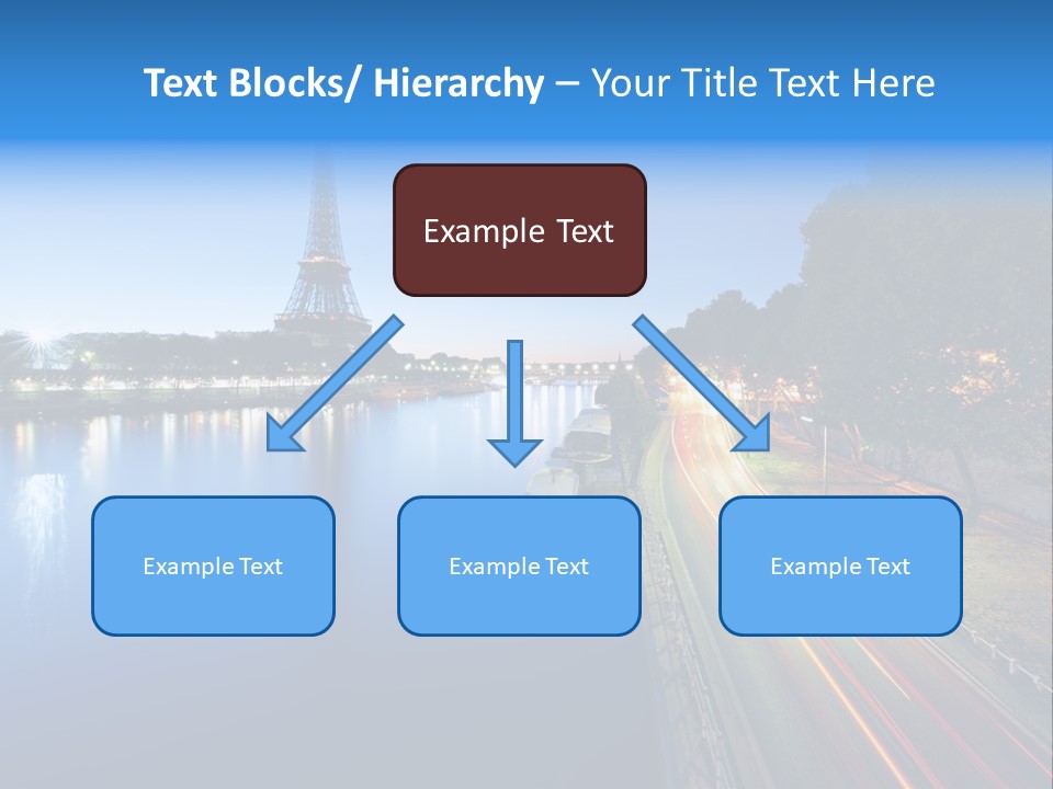 Tour Eiffel Illumin Nuit PowerPoint Template