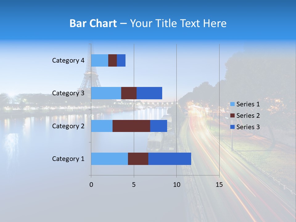 Tour Eiffel Illumin Nuit PowerPoint Template