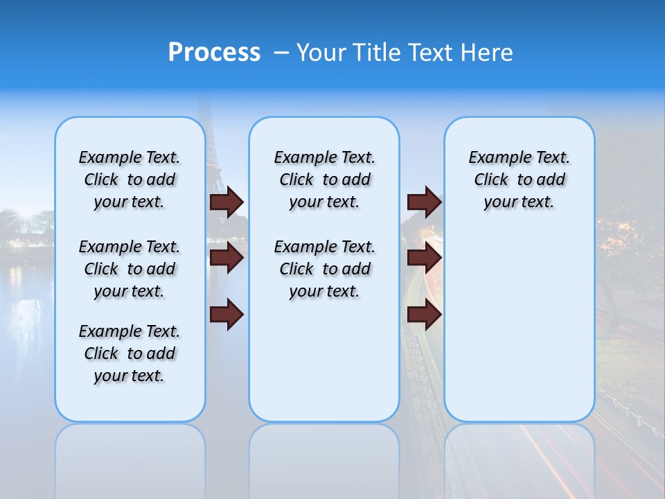 Tour Eiffel Illumin Nuit PowerPoint Template