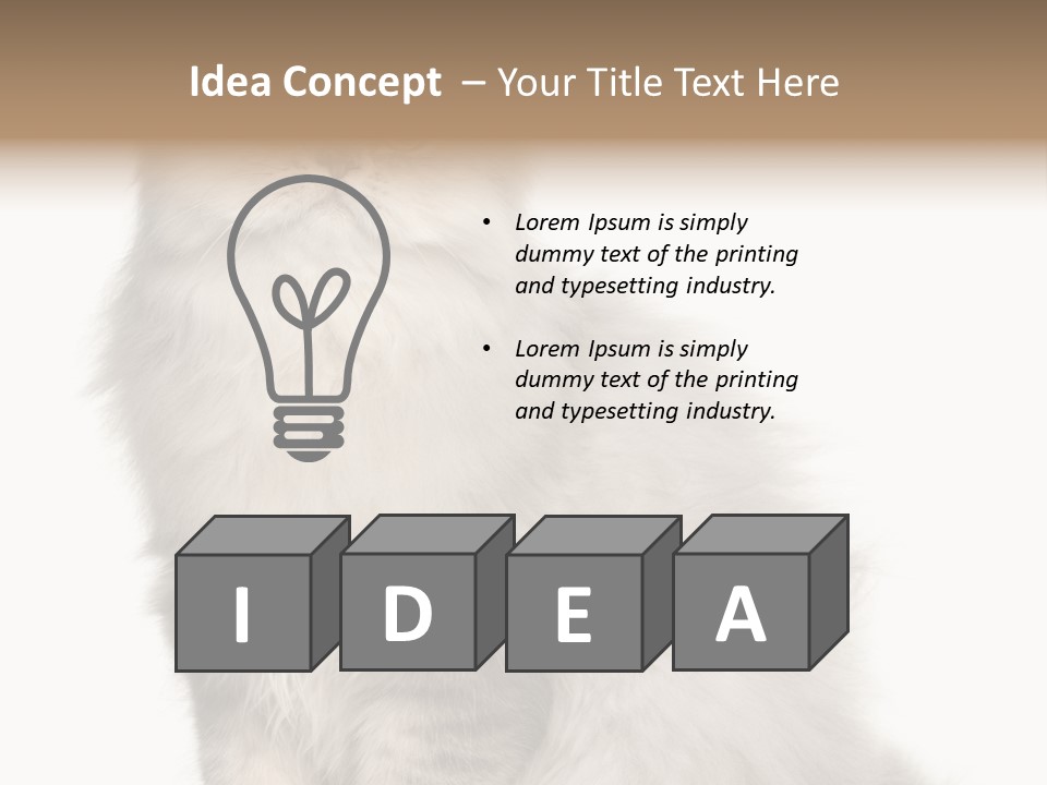 A Truck And Cardboard Box PowerPoint Template