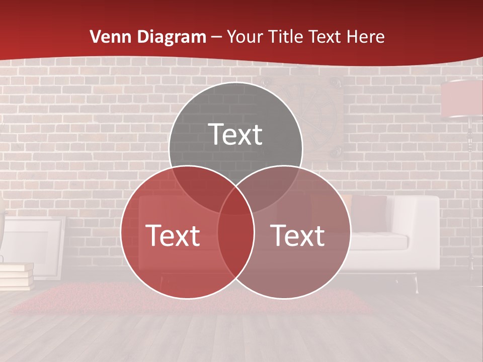 Room Wooden Clock PowerPoint Template