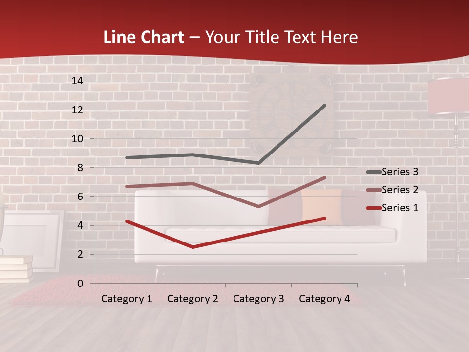Room Wooden Clock PowerPoint Template