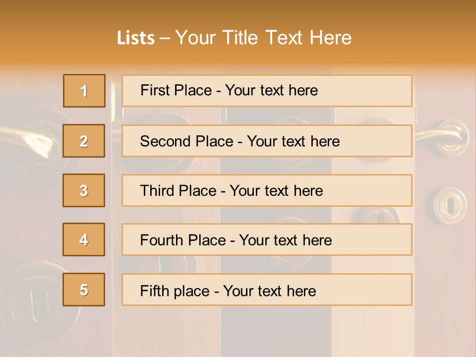 Luxury Traditional Wooden PowerPoint Template