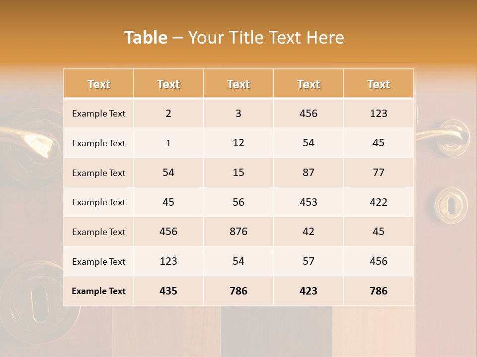 Luxury Traditional Wooden PowerPoint Template
