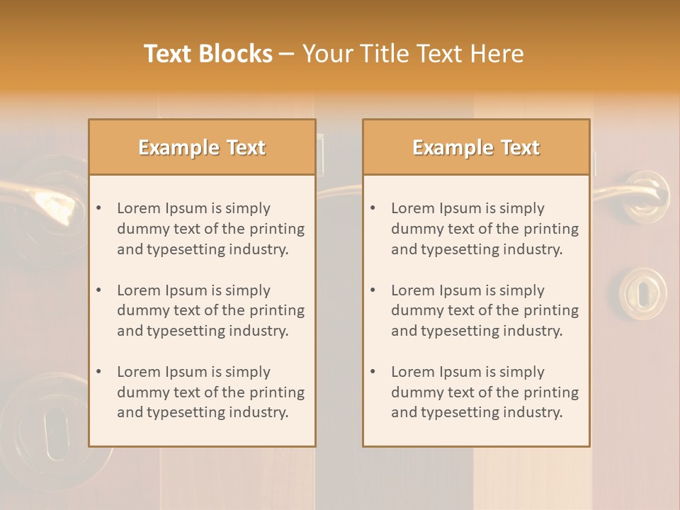 Luxury Traditional Wooden PowerPoint Template