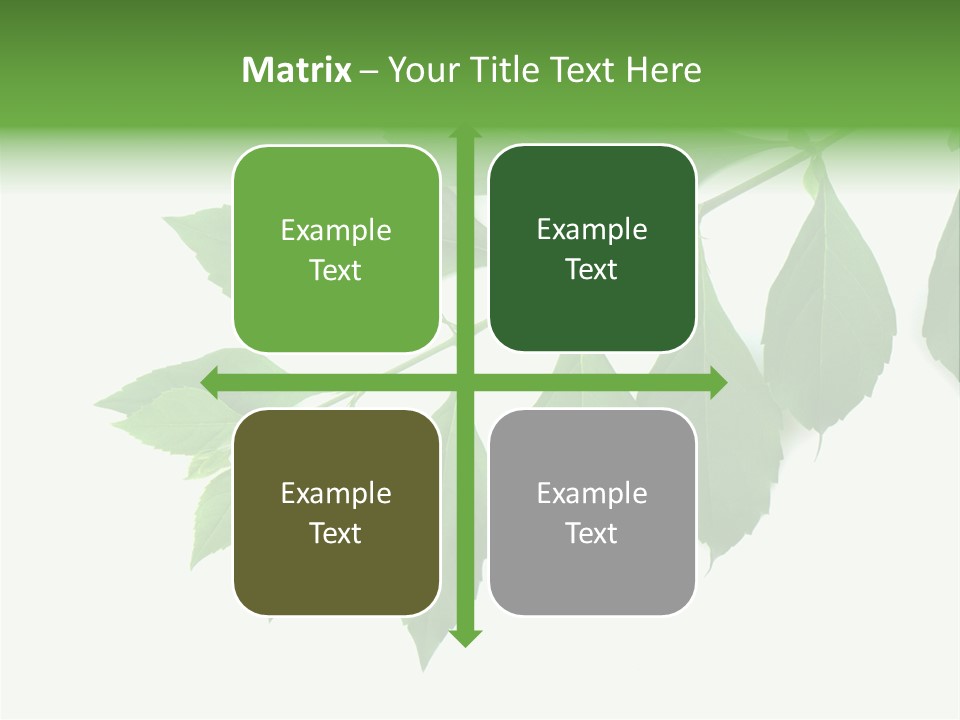 Blue Spring Flower PowerPoint Template