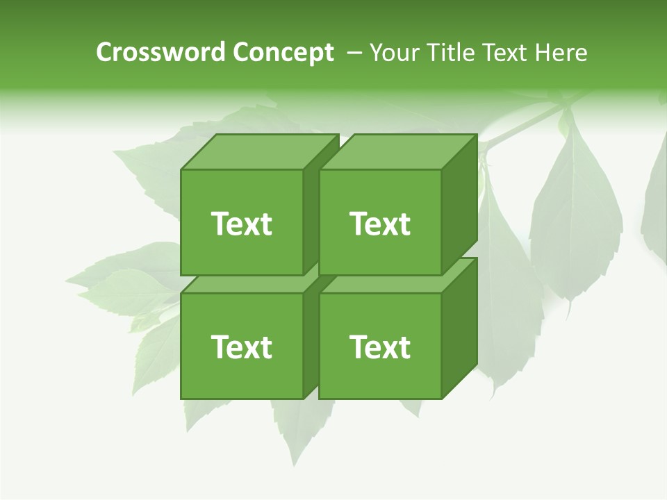 Blue Spring Flower PowerPoint Template