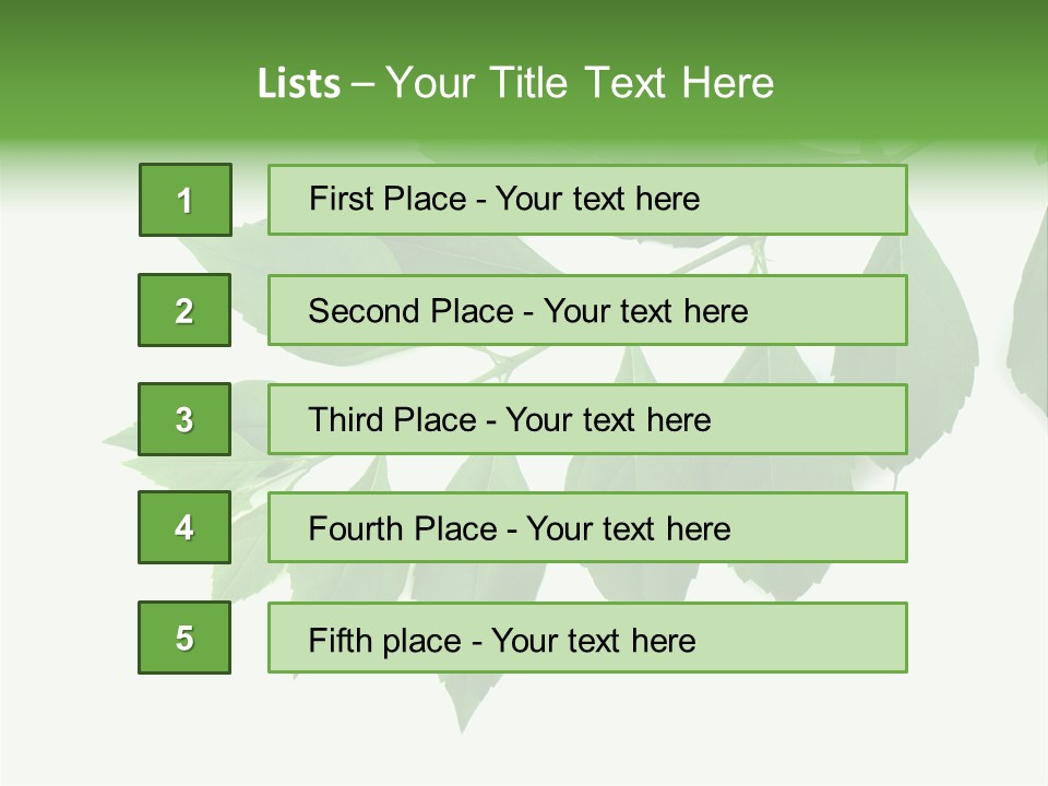 Blue Spring Flower PowerPoint Template
