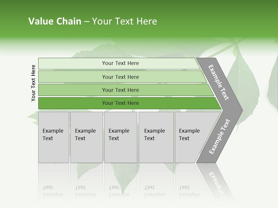 Blue Spring Flower PowerPoint Template