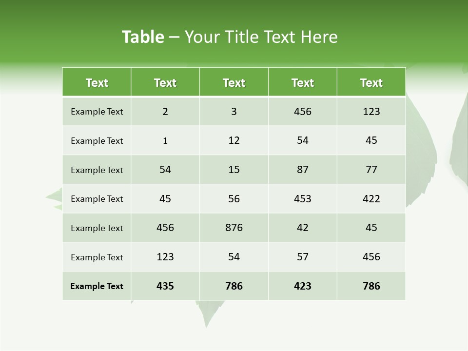 Blue Spring Flower PowerPoint Template