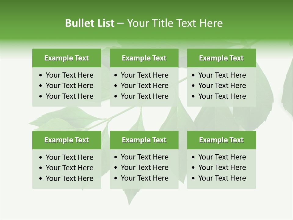 Blue Spring Flower PowerPoint Template