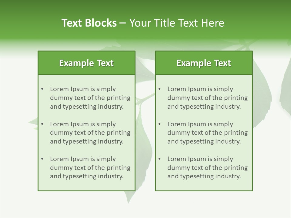Blue Spring Flower PowerPoint Template