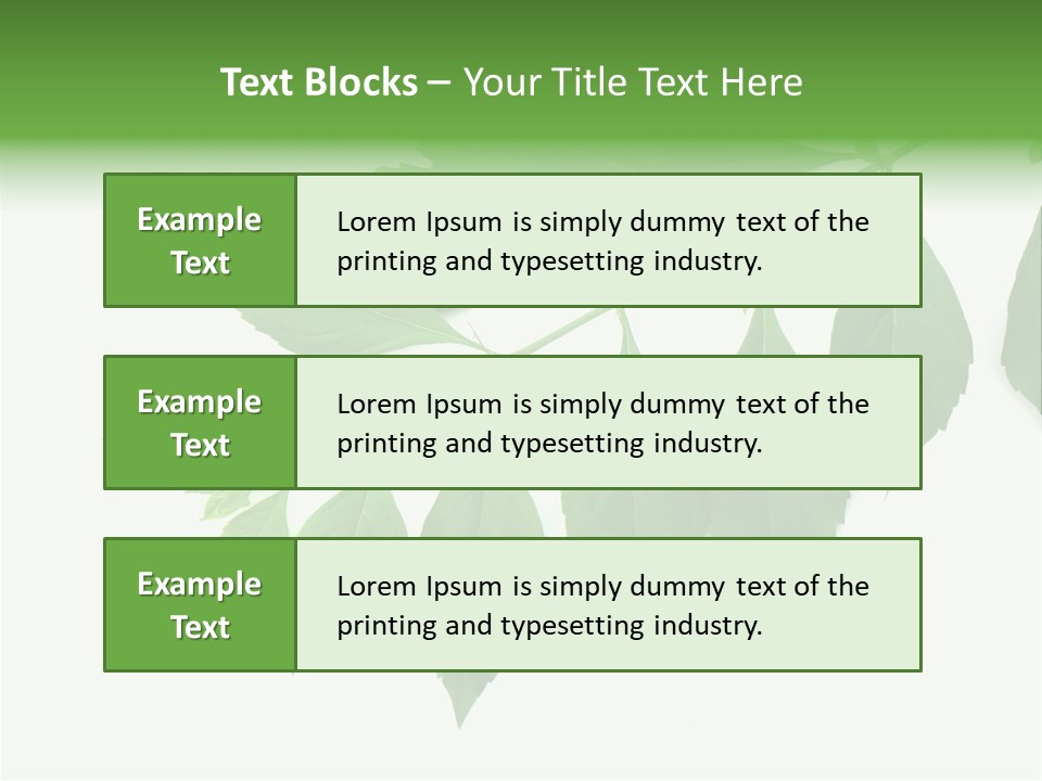 Blue Spring Flower PowerPoint Template