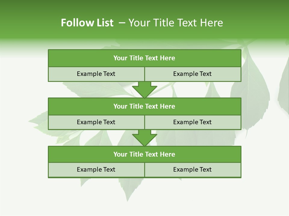 Blue Spring Flower PowerPoint Template