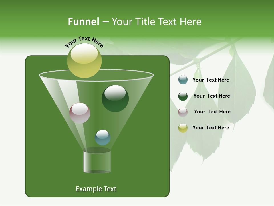 Blue Spring Flower PowerPoint Template