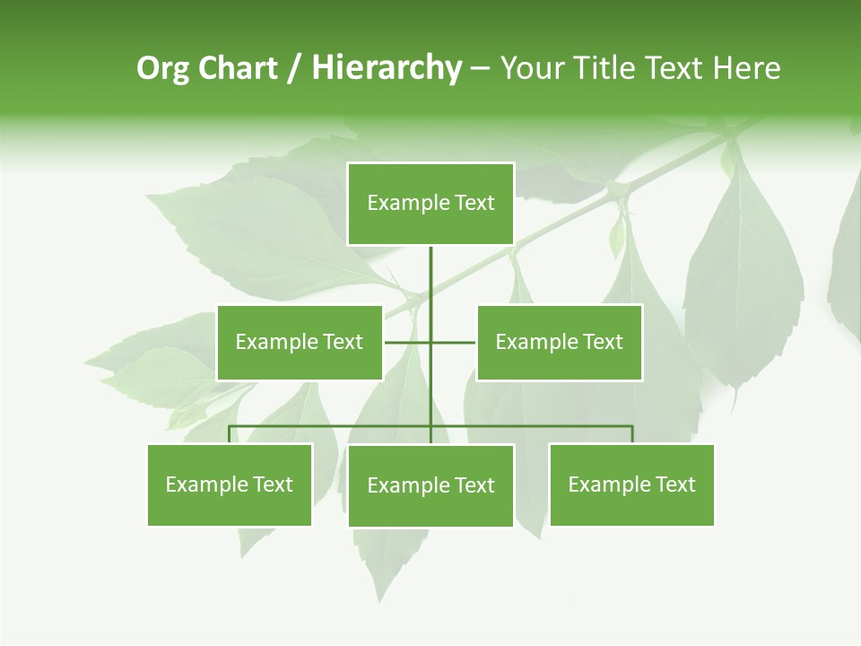 Blue Spring Flower PowerPoint Template