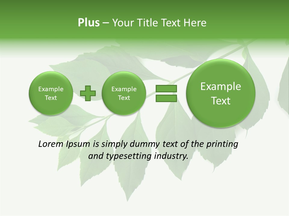 Blue Spring Flower PowerPoint Template