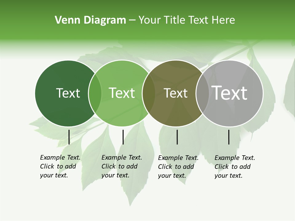 Blue Spring Flower PowerPoint Template