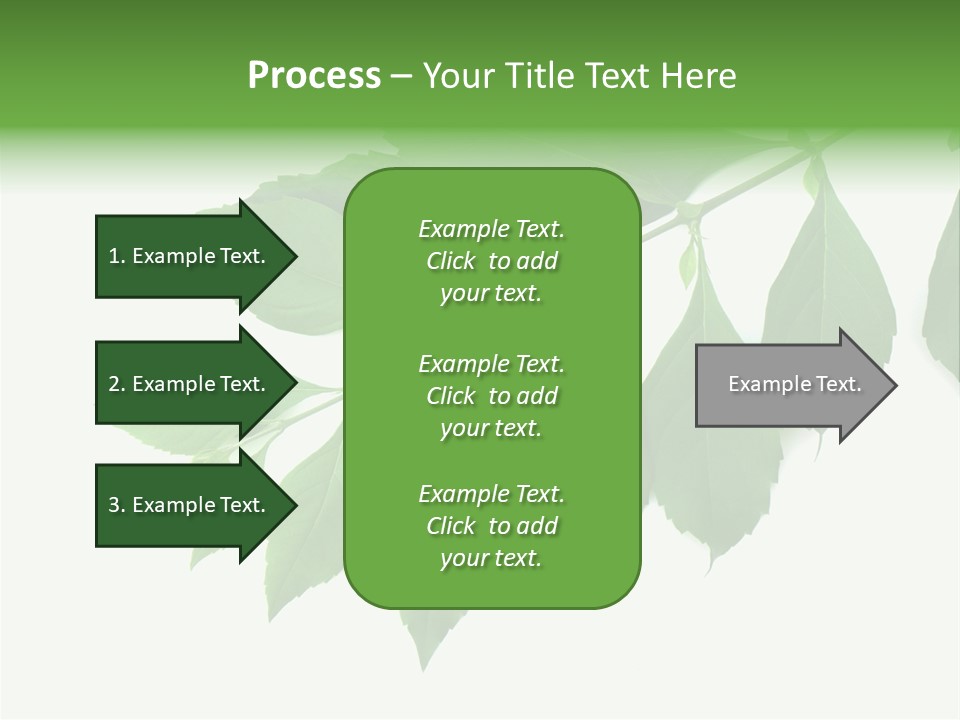 Blue Spring Flower PowerPoint Template