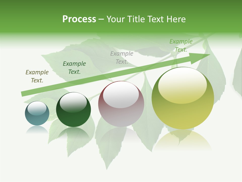 Blue Spring Flower PowerPoint Template