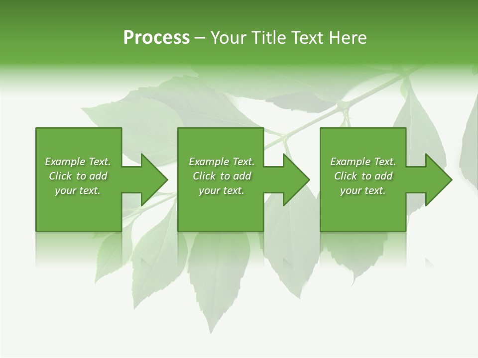 Blue Spring Flower PowerPoint Template