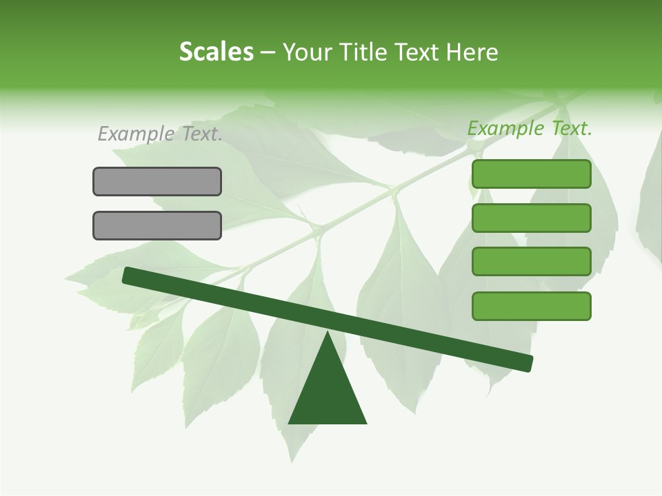 Blue Spring Flower PowerPoint Template