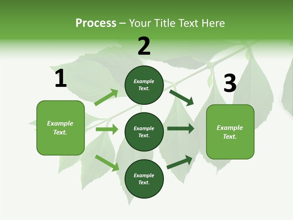 Blue Spring Flower PowerPoint Template