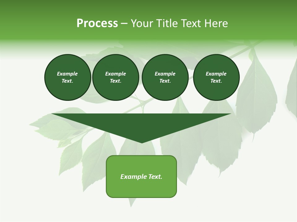 Blue Spring Flower PowerPoint Template