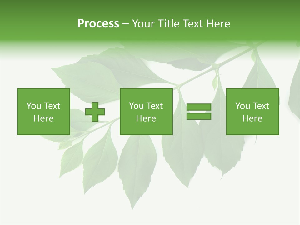 Blue Spring Flower PowerPoint Template