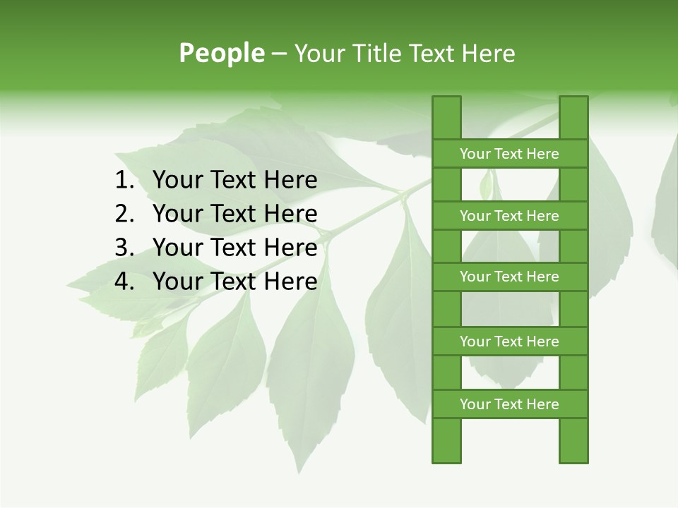 Blue Spring Flower PowerPoint Template