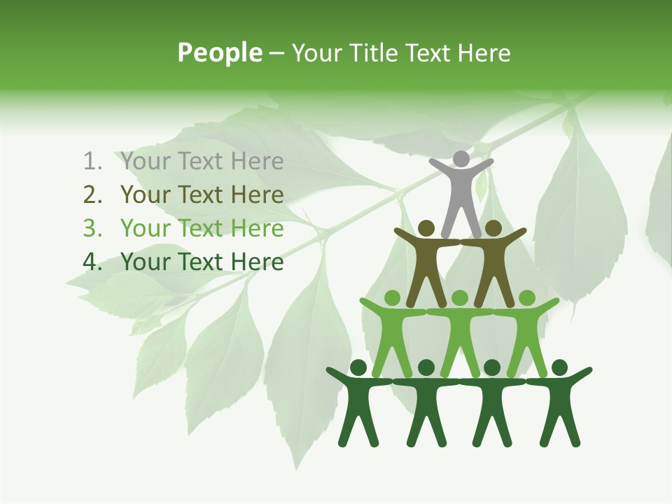 Blue Spring Flower PowerPoint Template