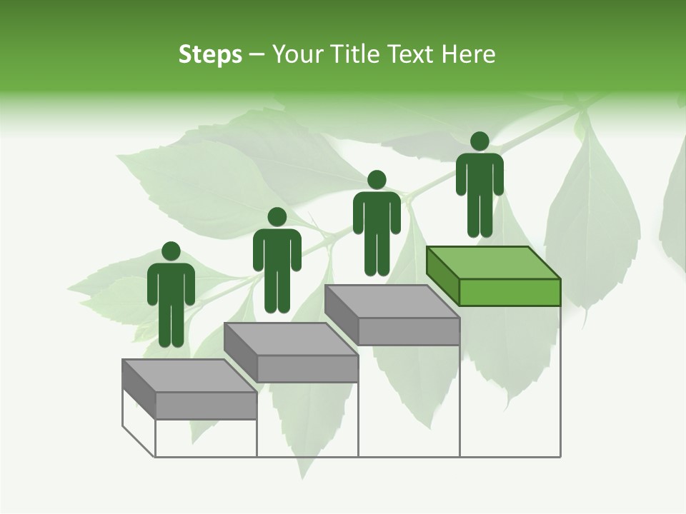 Blue Spring Flower PowerPoint Template