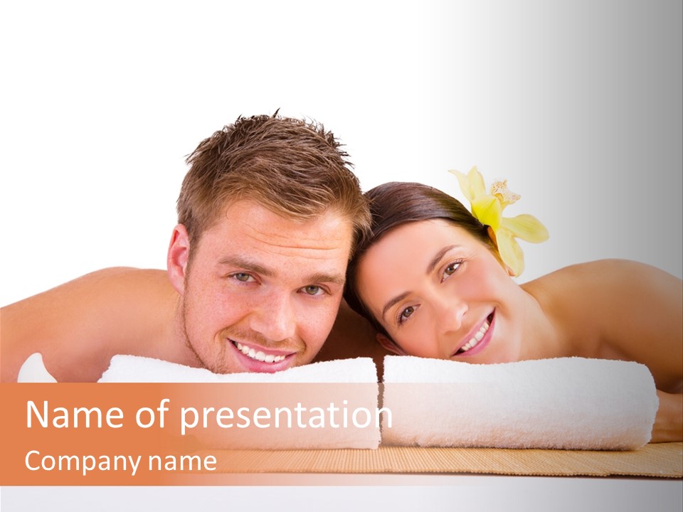 Therapie Leute Freude PowerPoint Template