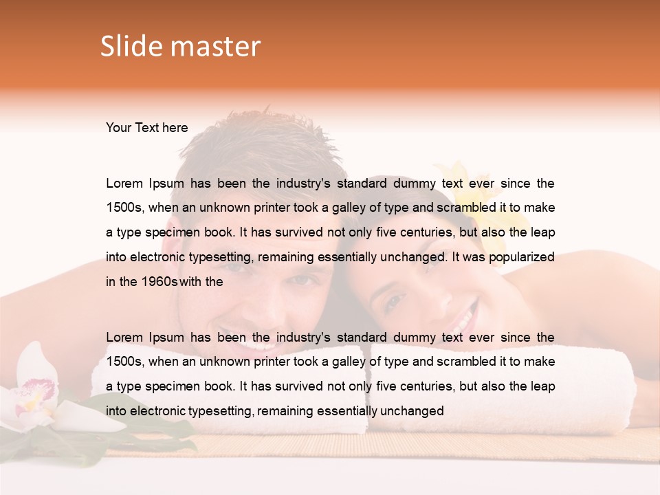 Therapie Leute Freude PowerPoint Template
