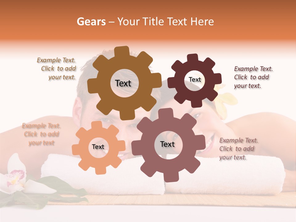 Therapie Leute Freude PowerPoint Template