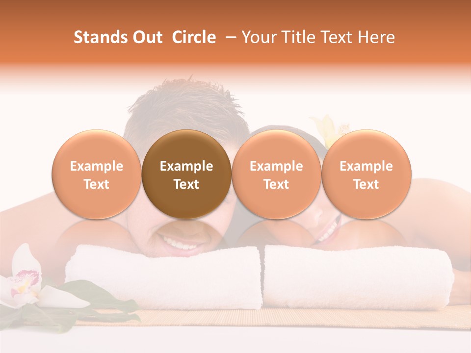 Therapie Leute Freude PowerPoint Template