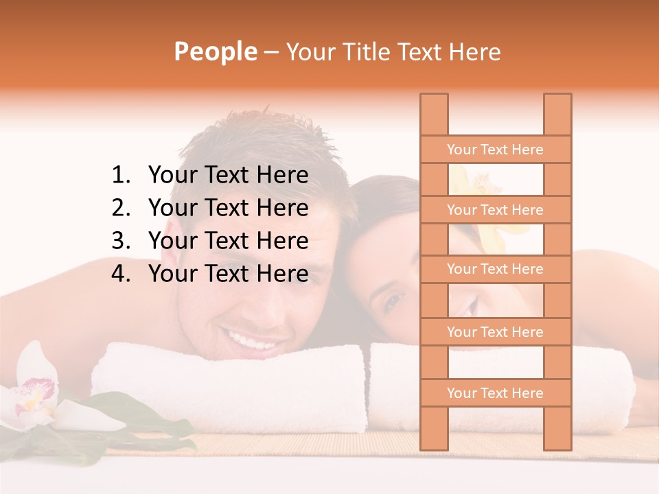 Therapie Leute Freude PowerPoint Template