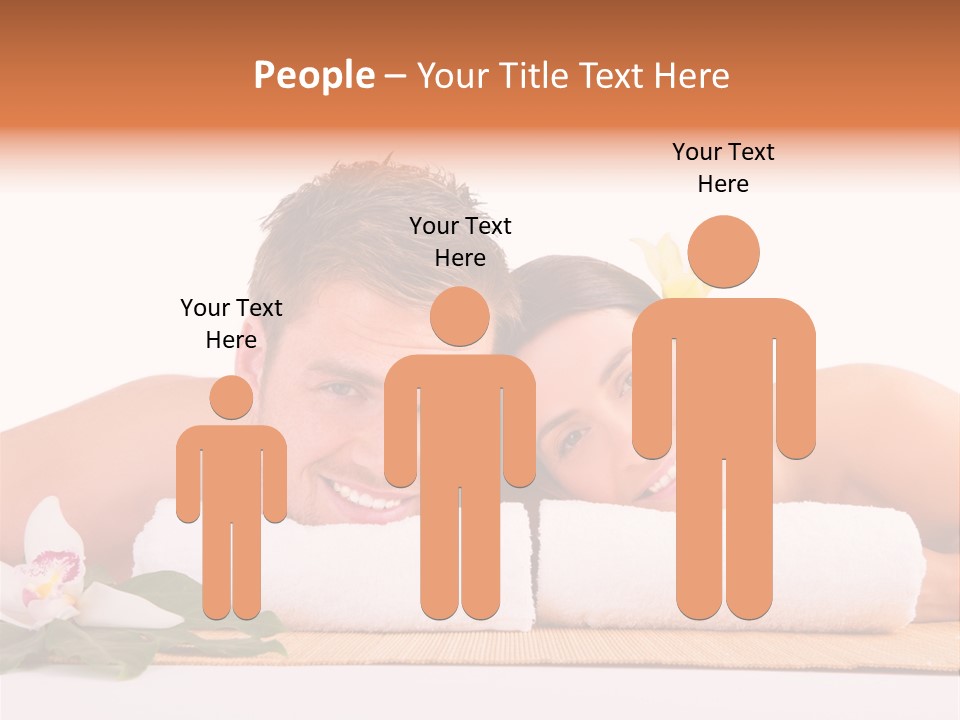 Therapie Leute Freude PowerPoint Template