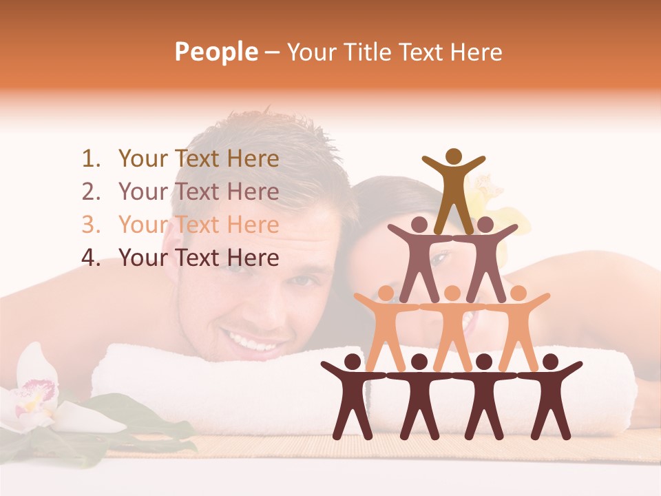 Therapie Leute Freude PowerPoint Template