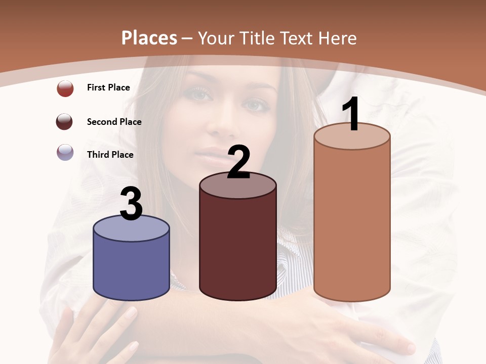 Caucasian Relationship Fun PowerPoint Template