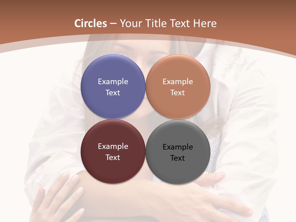 Caucasian Relationship Fun PowerPoint Template