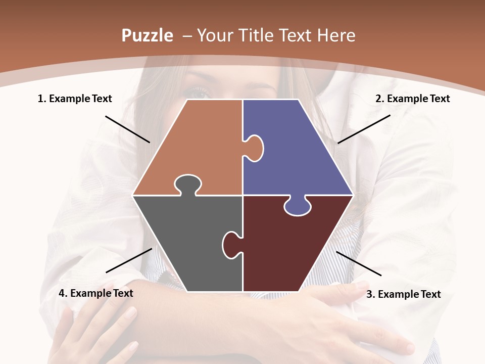 Caucasian Relationship Fun PowerPoint Template