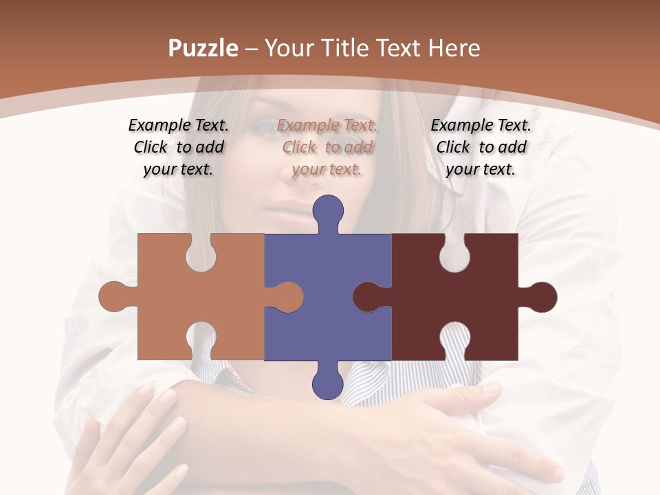 Caucasian Relationship Fun PowerPoint Template