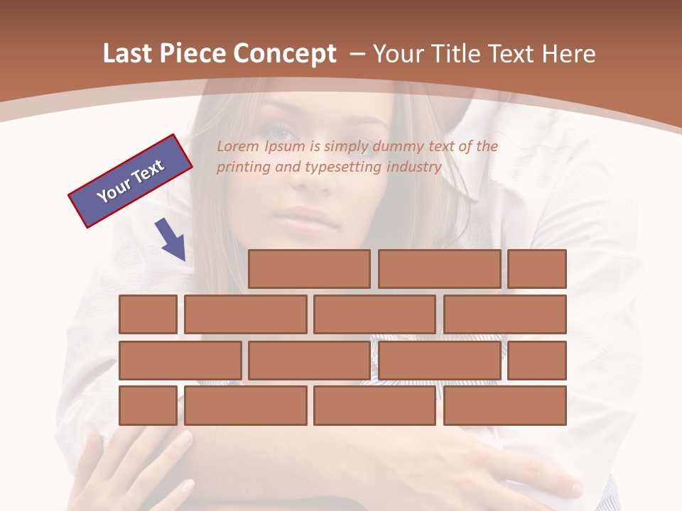 Caucasian Relationship Fun PowerPoint Template